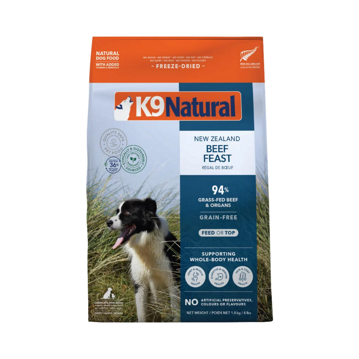 K9 Natural Freeze Dried Beef
