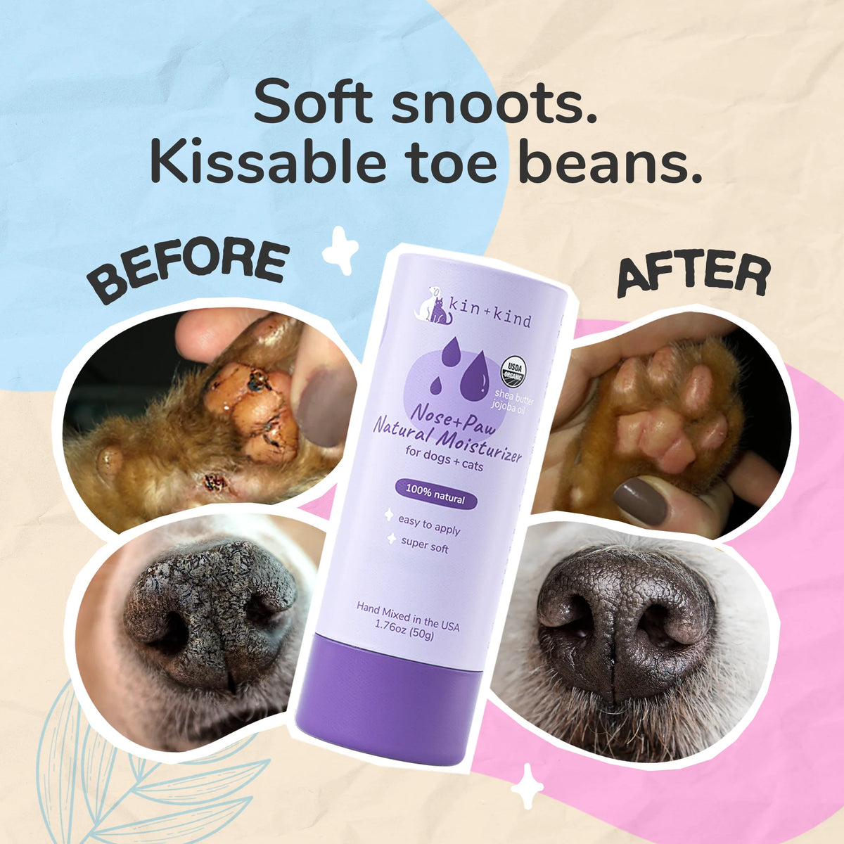 Nose + Paw Natural Moisturizer 50g