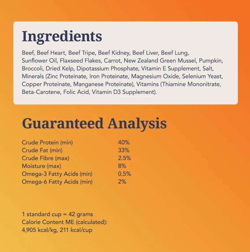 K9 Natural Freeze Dried Beef
