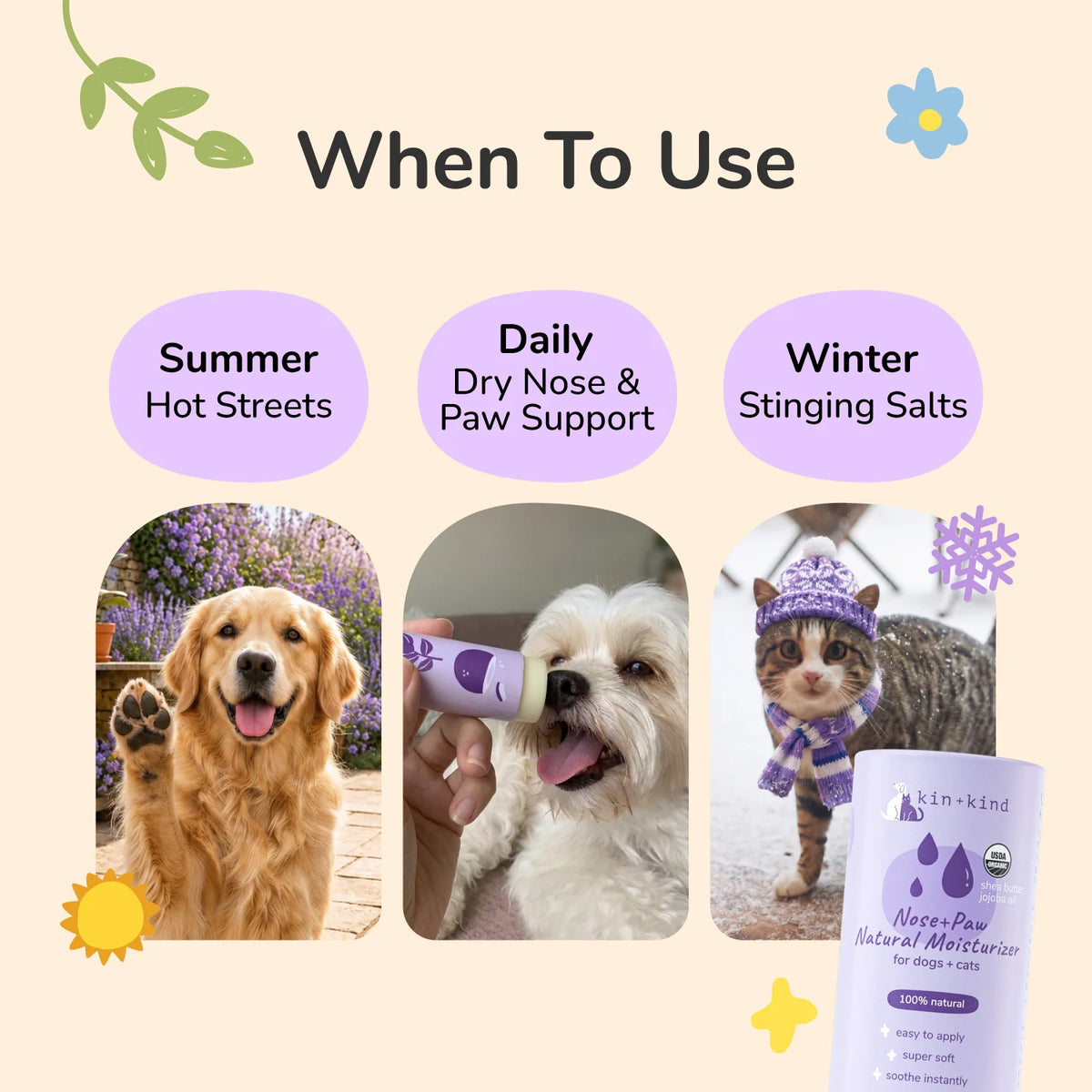 Nose + Paw Natural Moisturizer 50g
