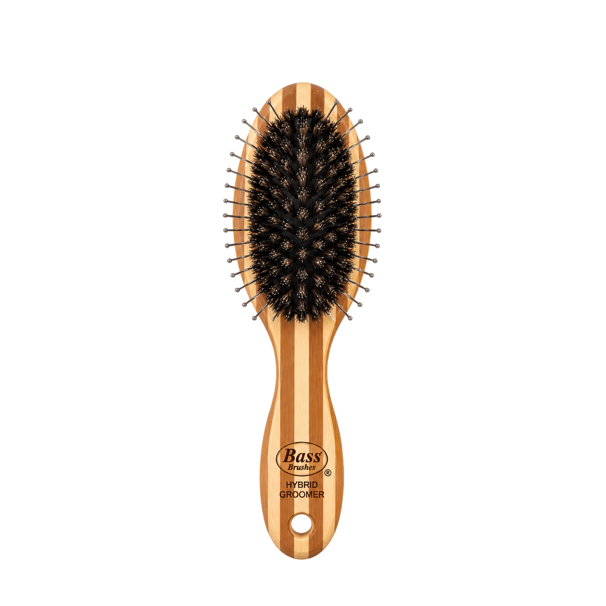 Hybrid Groomer Pet Brush – Striped Finish