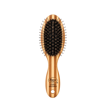Hybrid Groomer Pet Brush – Striped Finish