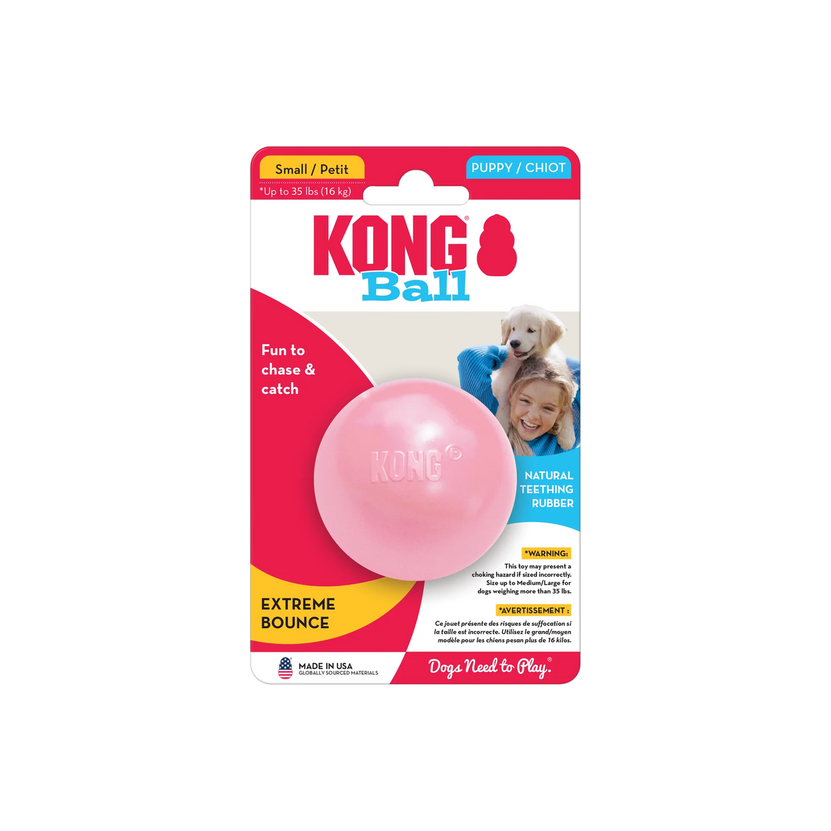KONG Puppy Ball w/Hole