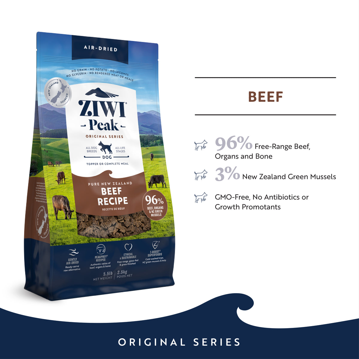 ZIWI Peak Air-Dried Beef Recipe for Dogs