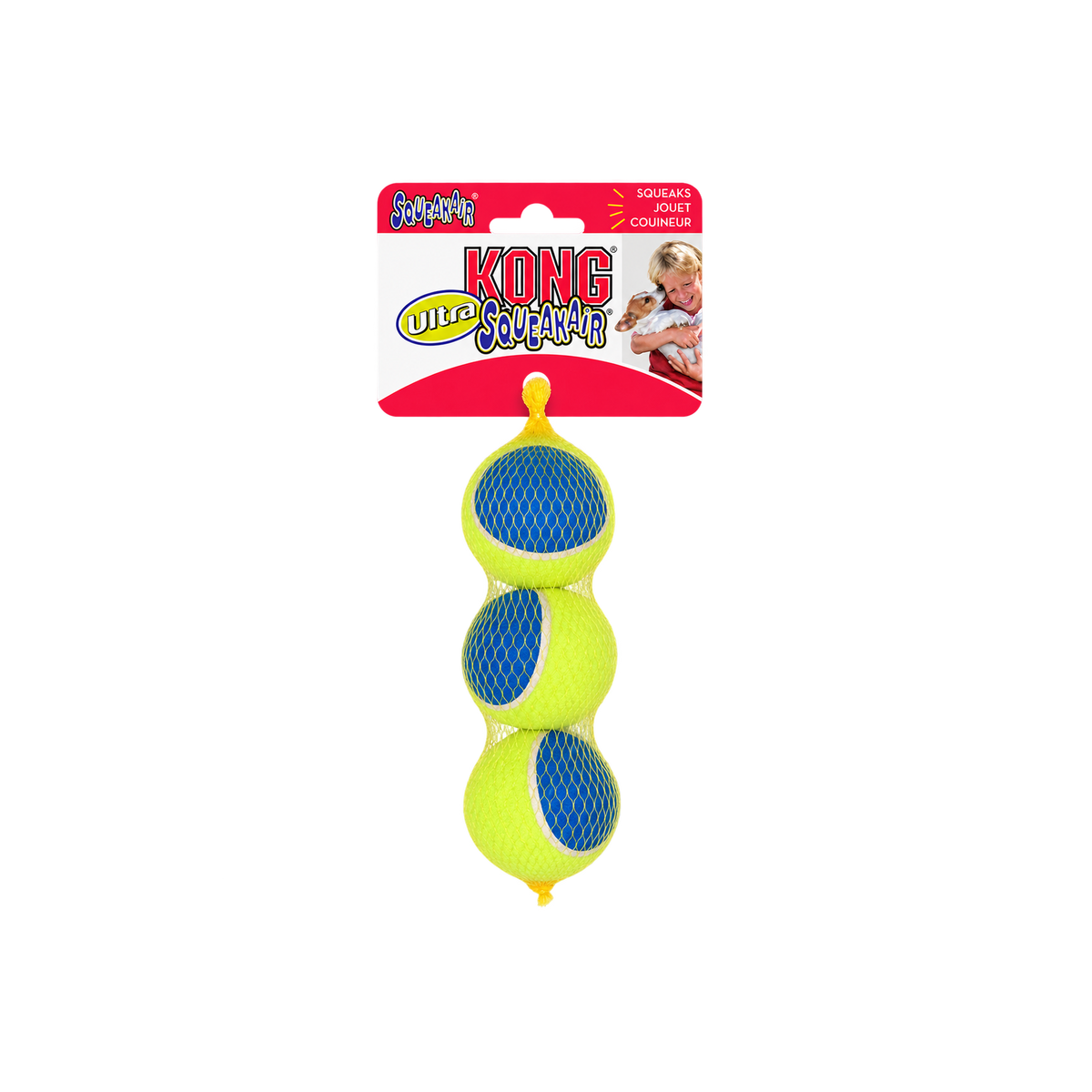 KONG SqueakAir® Ultra Balls Medium – 3 Pack