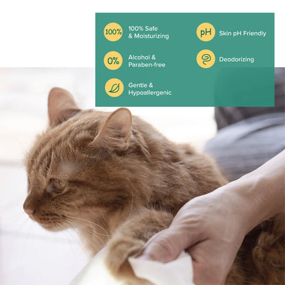 NurturePRO AG+ Silver Pet Wipes – 100 Sheets