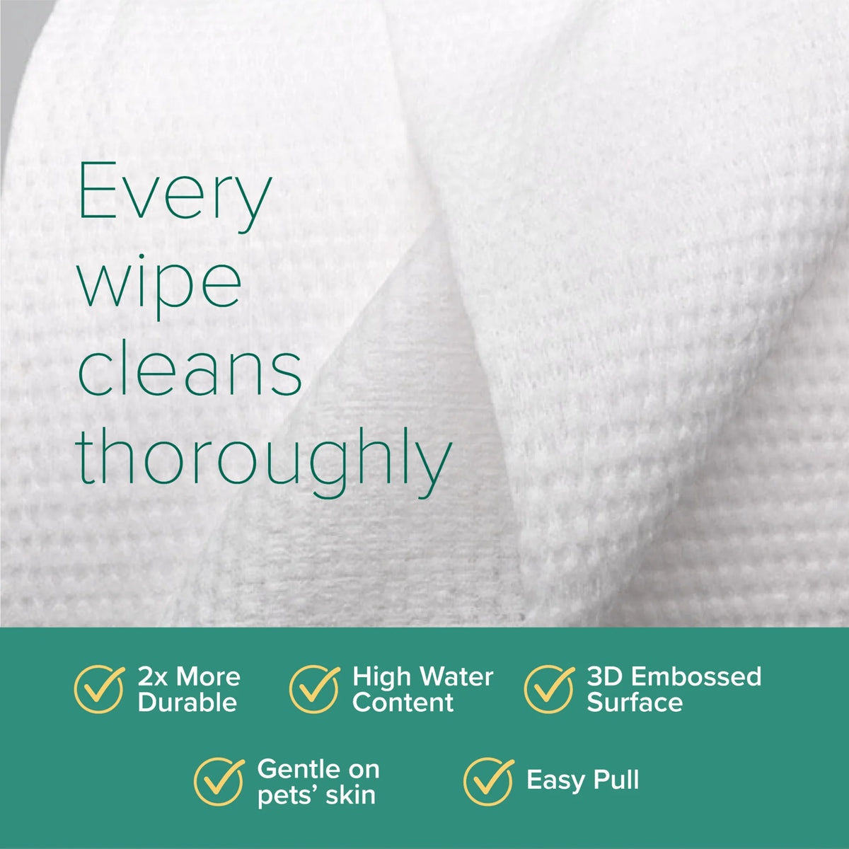 NurturePRO AG+ Silver Pet Wipes – 100 Sheets