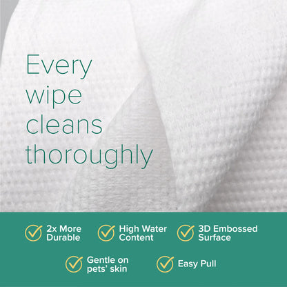 NurturePRO AG+ Silver Pet Wipes – 100 Sheets