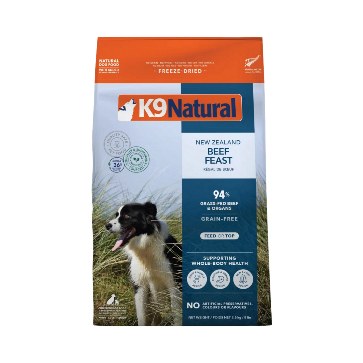K9 Natural Freeze Dried Beef