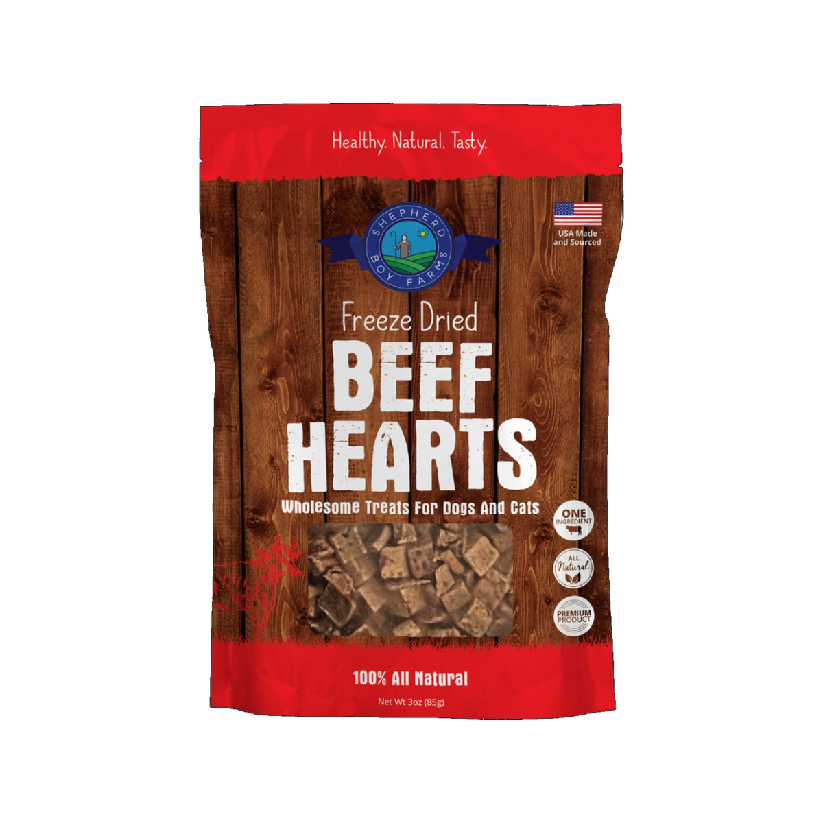 Freeze Dried Beef Hearts